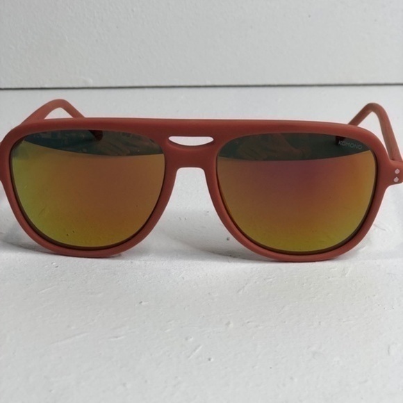 KOMONO  Rafton Brick Red Rubber Sunglasses… - Picture 5 of 10